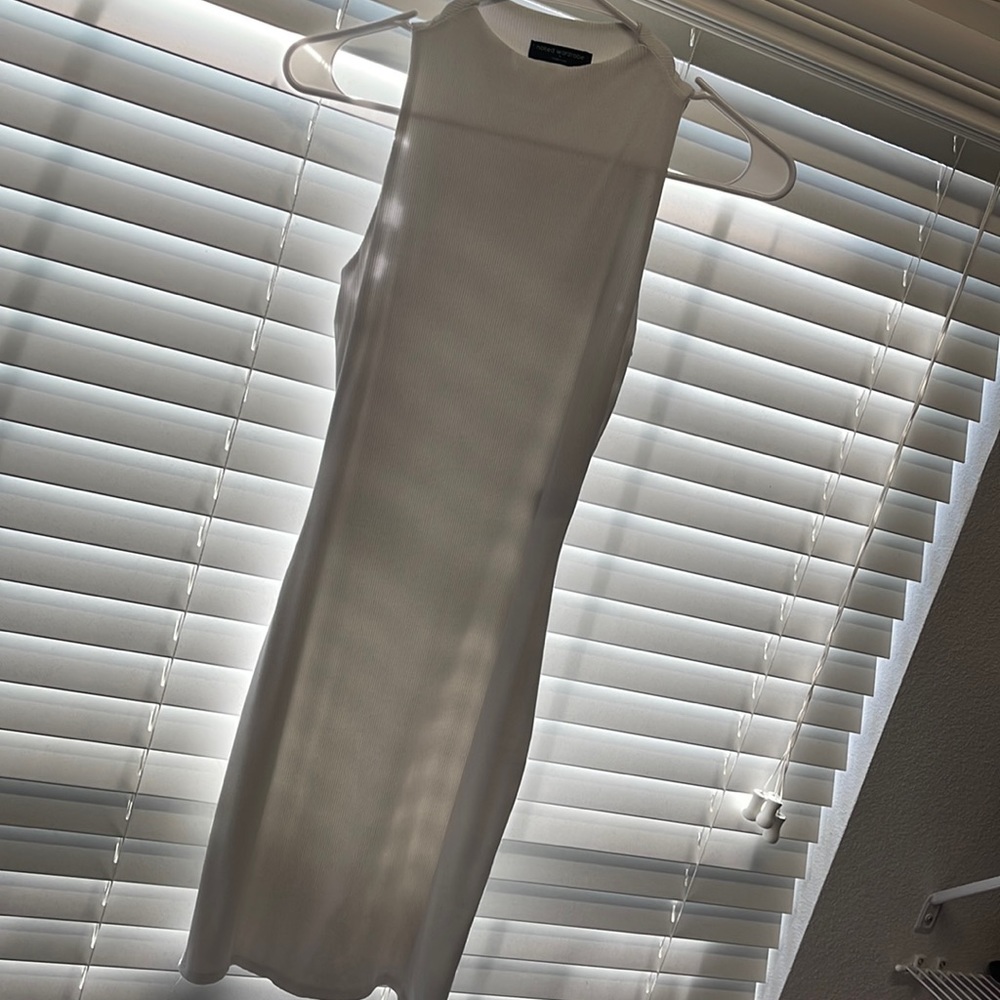 Naked wardrobe white dress size medium